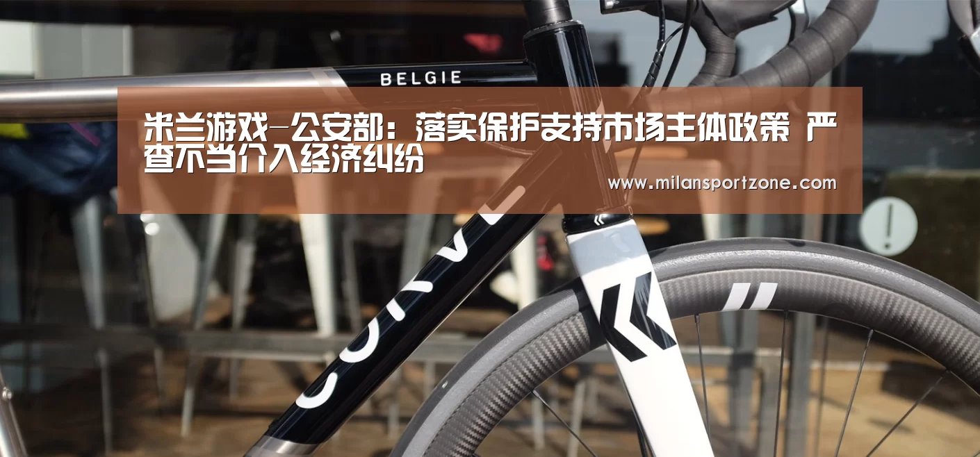 米兰游戏-公安部:落实保护支持市场主体政策 严查不当介入经济纠纷(图3) 米兰推荐